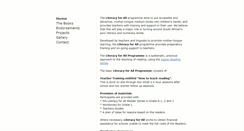Desktop Screenshot of literacyforall.co.za